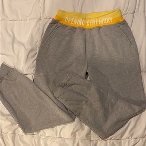 OPENING CEREMONY logo sweat pants NWT